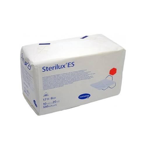 Miniaturka artykułu - STERILUX ES Kompresy gazowe niejałowe 17-nitkowe 8-warstwowe 10cm x 20cm, 100 sztuk
