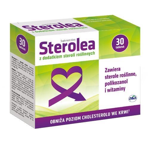 Miniaturka artykułu - Sterolea, sterole roślinne, 30tabl. USZKODZONE OPAKOWANIE TEKTUROWE