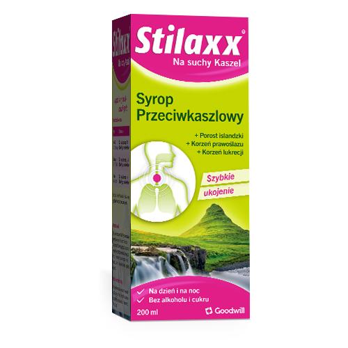 Miniaturka artykułu - Stilaxx Syrop przeciwkaszlowy, 200 ml