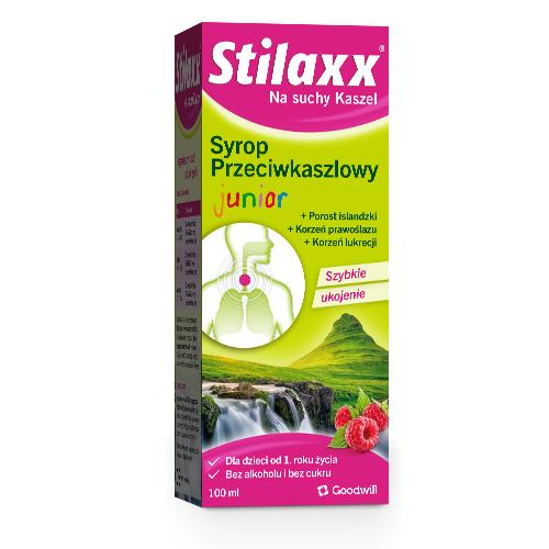 Miniaturka artykułu - Stilaxx Syrop przeciwkaszlowy dla dzieci, 100 ml