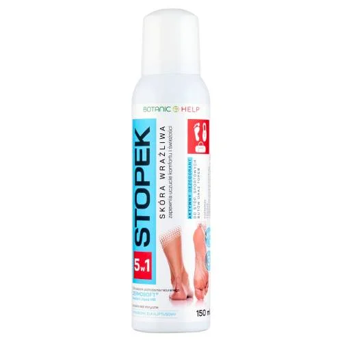 Miniaturka artykułu - STOPEK dezodorant do st&oacute;p i obuwia 5w1, 150ml