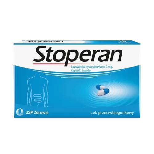Miniaturka artykułu - Stoperan 2mg - Lek na biegunkę, 18 kapsułek 