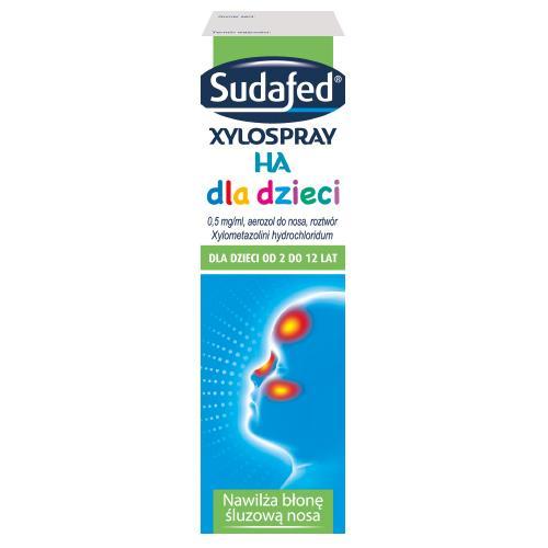 Miniaturka artykułu - Sudafed XyloSpray HA dla dzieci aerozol - 10 ml KR&Oacute;TKA DATA 31.10.2026