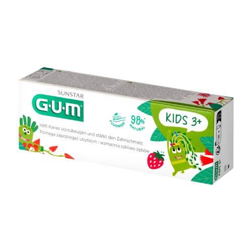 Miniaturka artykułu - Sunstar Gum Kids 3+ Pasta do zęb&oacute;w dla dzieci, 50 ml