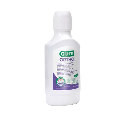 Miniaturka artykułu - Sunstar GUM Ortho Płyn do płukania jamy ustnej dla os&oacute;b z aparatem ortodontycznym, 300 ml