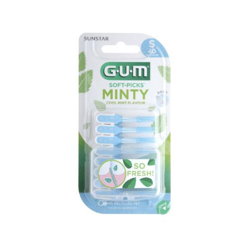 Miniaturka artykułu - Sunstar GUM Soft-Picks Minty Szczoteczki międzyzębowe M, 40 szt.