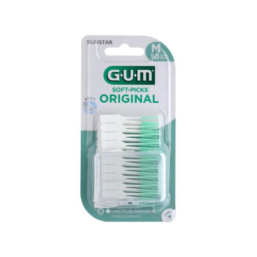 Miniaturka artykułu - Sunstar GUM Soft-Picks Original Szczoteczki międzyzębowe M, 50 szt.
