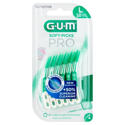 Miniaturka artykułu - Sunstar GUM Soft-Picks PRO Szczoteczki międzyzębowe L, 30 szt.