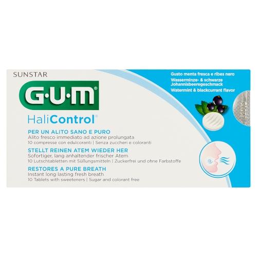 Miniaturka artykułu - Sunstar GUM Tabletki HaliControl  -10 tabletek
