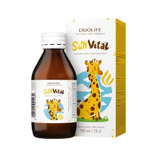 Miniaturka artykułu - SunVital Natural KIDS Formuła (DUOLIFE) płyn, 150ml