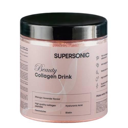 Miniaturka artykułu - SUPERSONIC Beauty Collagen Drink Kolagen w proszku Mango, 185g