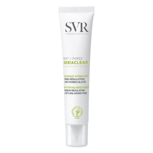 Miniaturka artykułu - SVR Sebiaclear Mat + Pores Krem matujący, 40ml