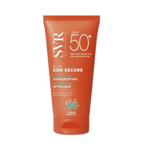 Miniaturka artykułu - SVR SUN SECURE BLUR Krem optycznie ujednolicający koloryt sk&oacute;ry twarzy SPF 50+, 50ml  KR&Oacute;TKA DATA 31.07.2026