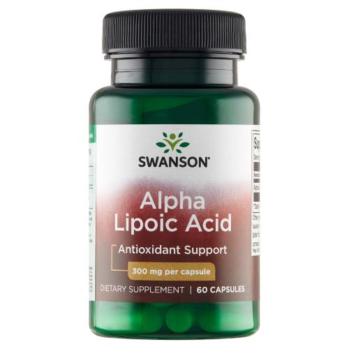 Miniaturka artykułu - SWANSON ALA 300mg, 60 kapsułek
