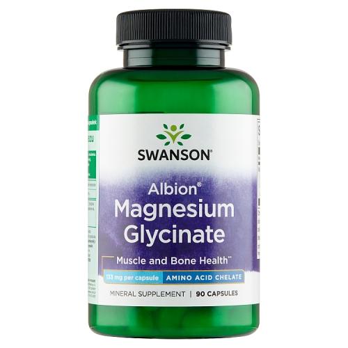 Miniaturka artykułu - SWANSON Albion Chelated Magnesium 133mg, 90 kapsułek 