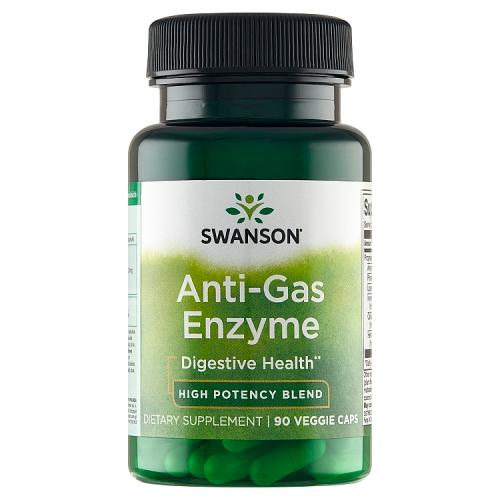 Miniaturka artykułu - SWANSON Anti-Gas Enzyme, 90 kaps.