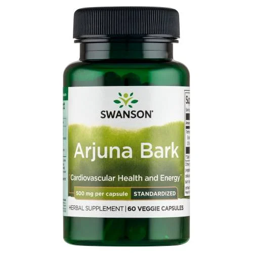 Miniaturka artykułu - SWANSON Arjuna bark extract - 60 kapsułek
