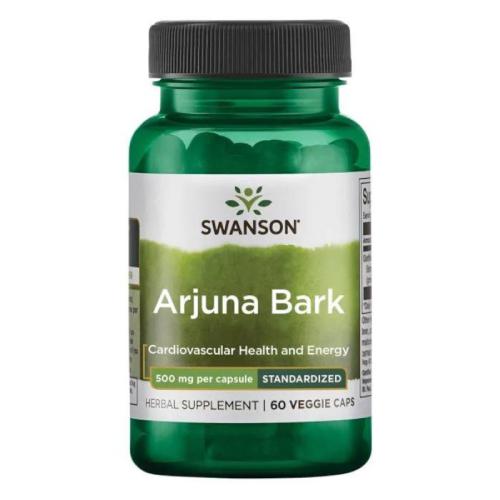 Miniaturka artykułu - SWANSON Arjuna bark extract - 60 kapsułek