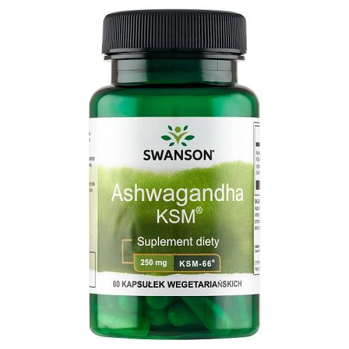 Miniaturka artykułu - SWANSON Ashwagandha KSM66 ekstrakt - 60kaps.