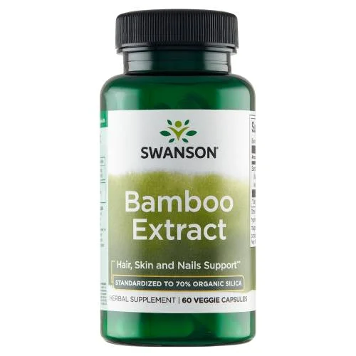 Miniaturka artykułu - SWANSON Bamboo Extract 300mg, 60 kapsułek wegetariańskich