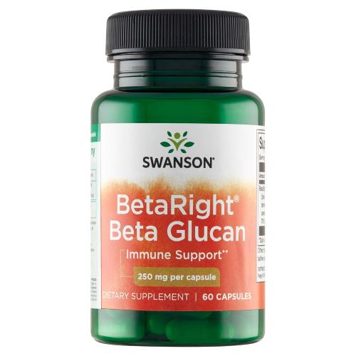 Miniaturka artykułu - SWANSON BetaRight Beta Glucans 250mg - 60 kapsułek