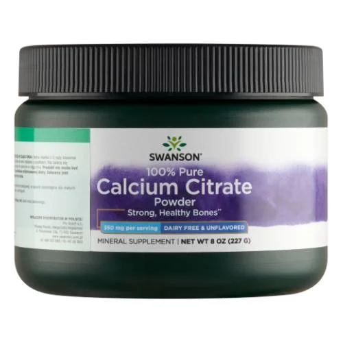 Miniaturka artykułu - SWANSON Calcium citrate powder, 227g