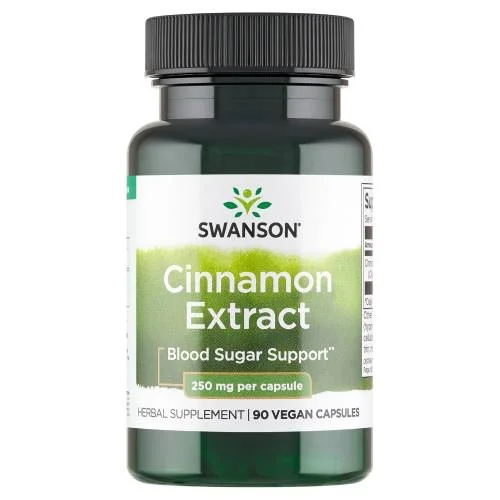 Miniaturka artykułu - SWANSON Cinnamon Extract 250mg, 90 kapsułek