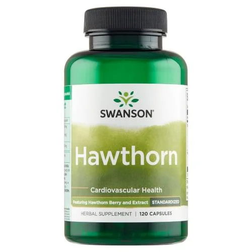 Miniaturka artykułu - SWANSON Hawthorn Extract Gł&oacute;g owoce ekstrakt 250mg - 120 kapsułek