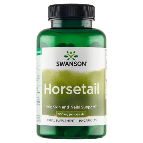 Miniaturka artykułu - SWANSON Horsetail Skrzyp polny 500mg - 90 kapsułek