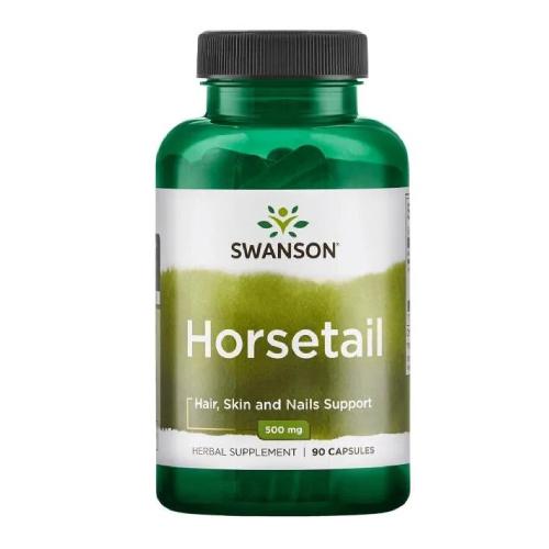 Miniaturka artykułu - SWANSON Horsetail Skrzyp polny 500mg - 90 kapsułek