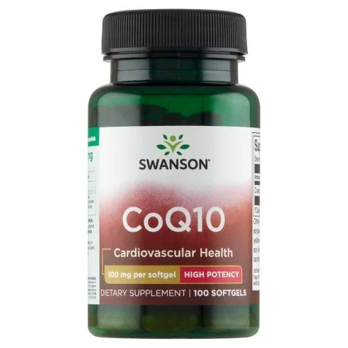 Miniaturka artykułu - SWANSON Koenzym CoQ10 100mg - 100 kaps.