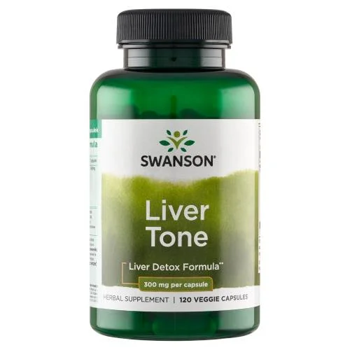Miniaturka artykułu - SWANSON Liver Tone 300mg, 120 kapsułek wegetariańskich