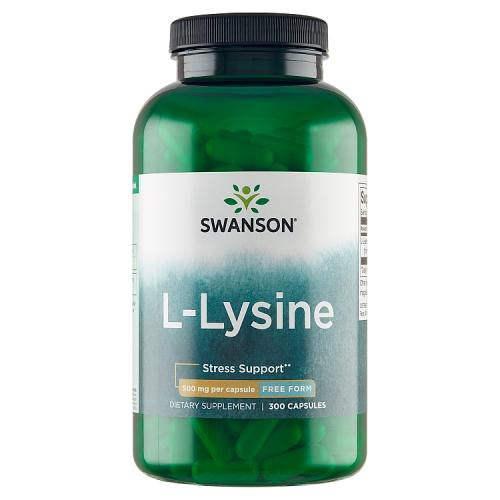 Miniaturka artykułu - SWANSON Lizyna 500mg, 300 tabletek