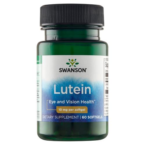 Miniaturka artykułu - SWANSON LUTEINA 10mg - 60 kapsułek żelowych