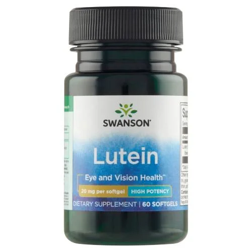 Miniaturka artykułu - SWANSON LUTEINA 20mg - 60 kapsułek