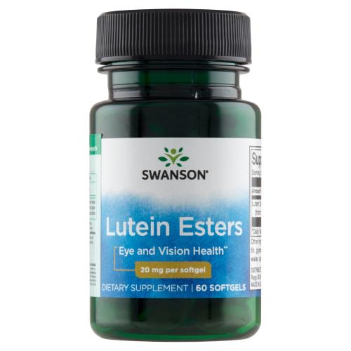 Miniaturka artykułu - SWANSON Luteina esters Luteina 20mg - 60kaps.