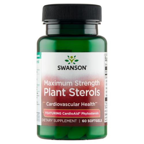 Miniaturka artykułu - SWANSON Maximum-Strength Plant Sterols CardioAid - 60 kapsułek