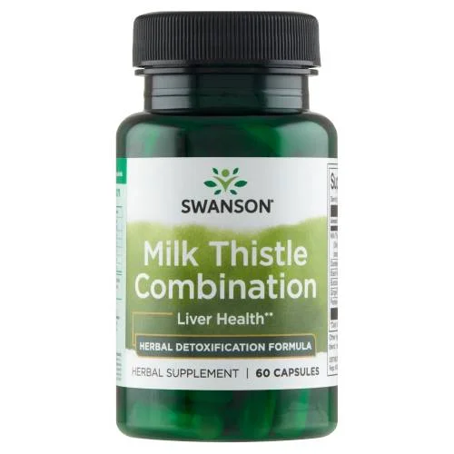 Miniaturka artykułu - SWANSON Milk Thistle Combination, 60kaps.