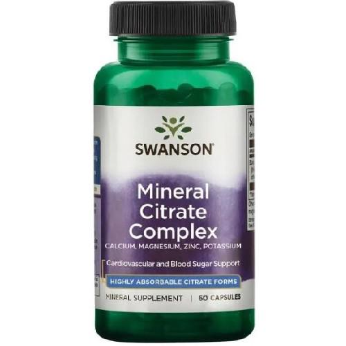Miniaturka artykułu - SWANSON Multi-Mineral Citrate Complex Cytryniany minerał&oacute;w - 60 kapsułek