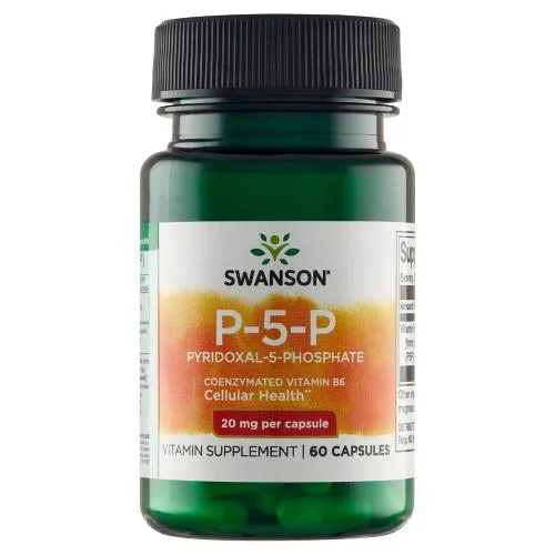Miniaturka artykułu - SWANSON P-5-P Witamina B-6 20mg - 60 kapsułek