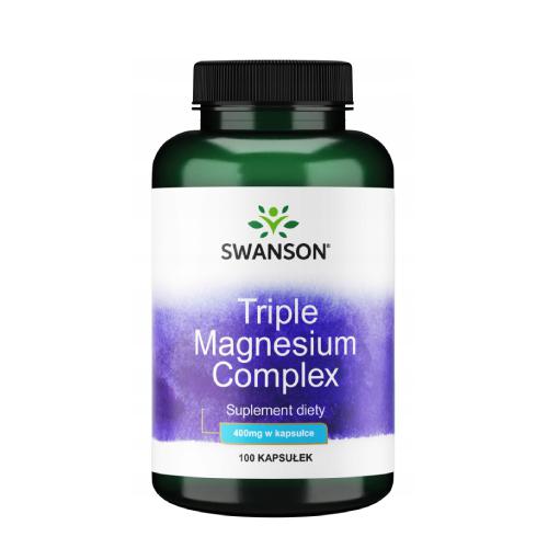 Miniaturka artykułu - SWANSON Triple Magnesium complex, 100 kapsułek
