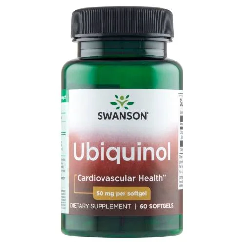 Miniaturka artykułu - SWANSON Ubiquinol 50mg, 60 kapsułek