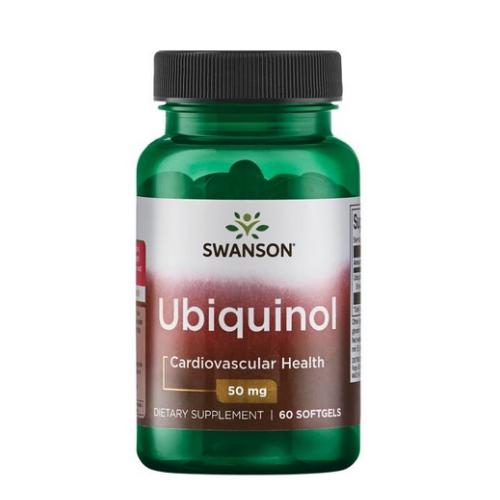 Miniaturka artykułu - SWANSON Ubiquinol 50mg, 60 kapsułek 