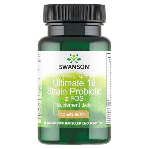 Miniaturka artykułu - SWANSON Ultimate 16 Strain Probiotic, 60 kapsułek