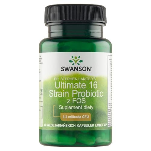 Miniaturka artykułu - SWANSON Ultimate 16 Strain Probiotic, 60 kapsułek 
