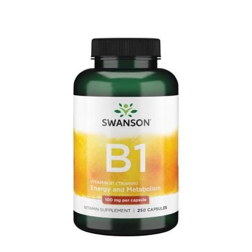 Miniaturka artykułu - SWANSON Witamina B-1 100mg - 250 kaps.