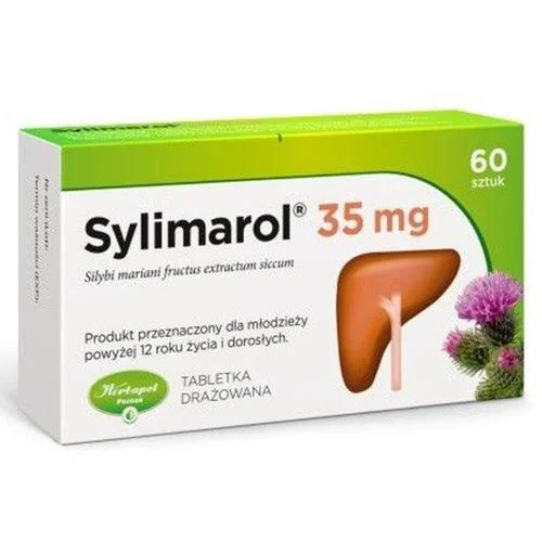 Miniaturka artykułu - SYLIMAROL 35 mg, 60 tabletek KR&Oacute;TKA DATA 31.10.2026