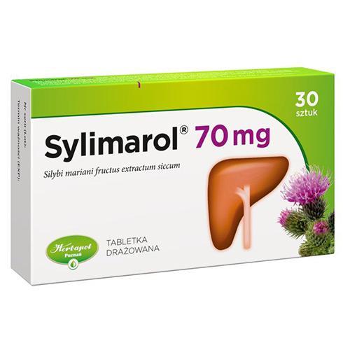 SYLIMAROL 70 mg, 30 tabletek USZKODZONE TEKTUROWE OPAKOWANIE