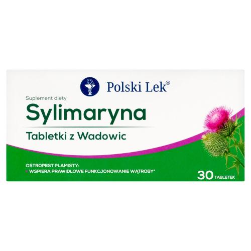 Miniaturka artykułu - Sylimaryna 70 mg Tabletki z Wadowic, 30 tabl.
