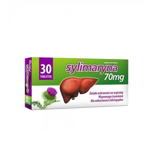 Miniaturka artykułu - Sylimaryna 70mg, 30tabl.